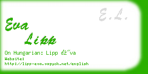 eva lipp business card